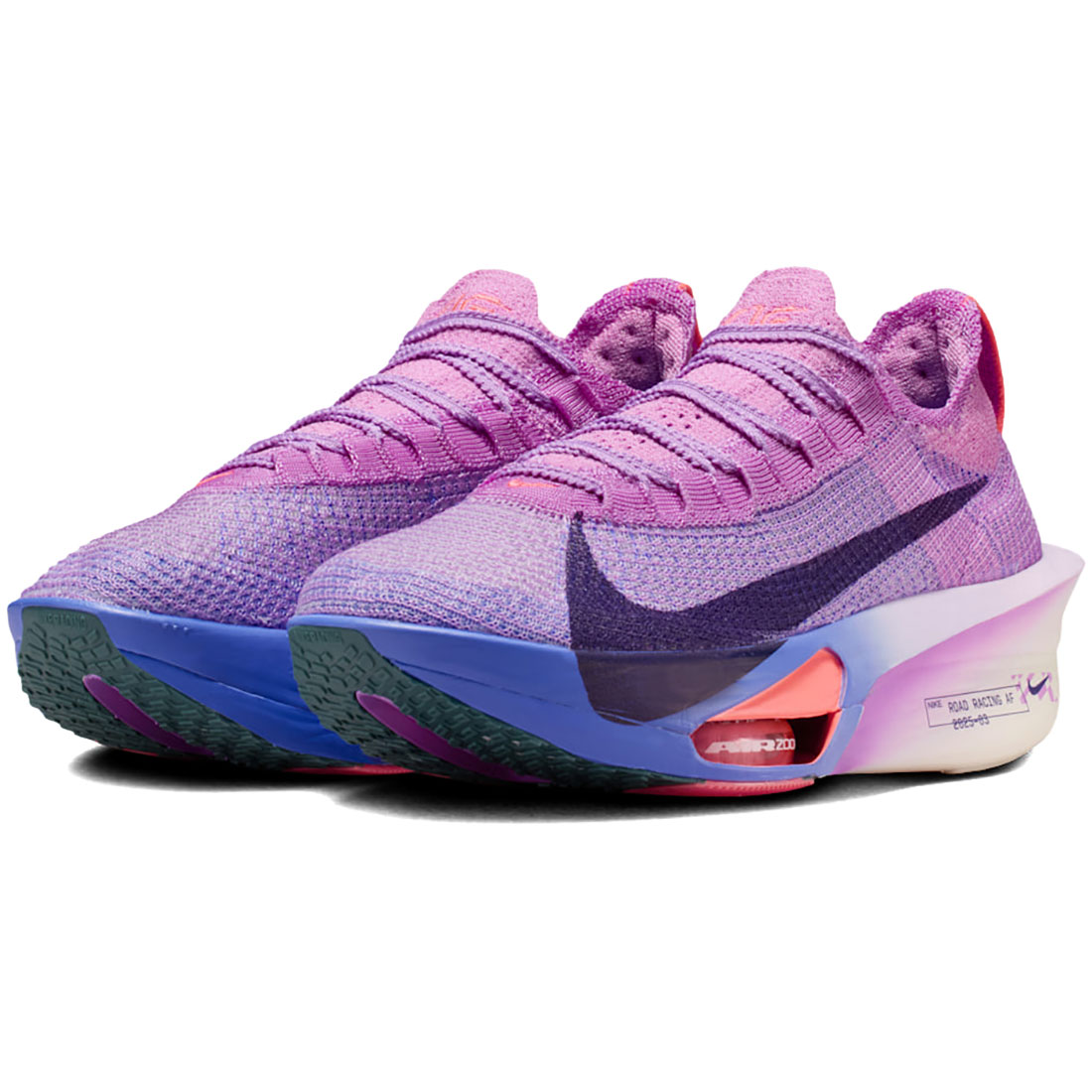 ナイキ アルファフライ 3 NIKE W ALPHAFLY 3 フューシャグロー/ブライトバイオレット/サファイア/パープルダイナスティー FD8315-500｜シューズナッツ