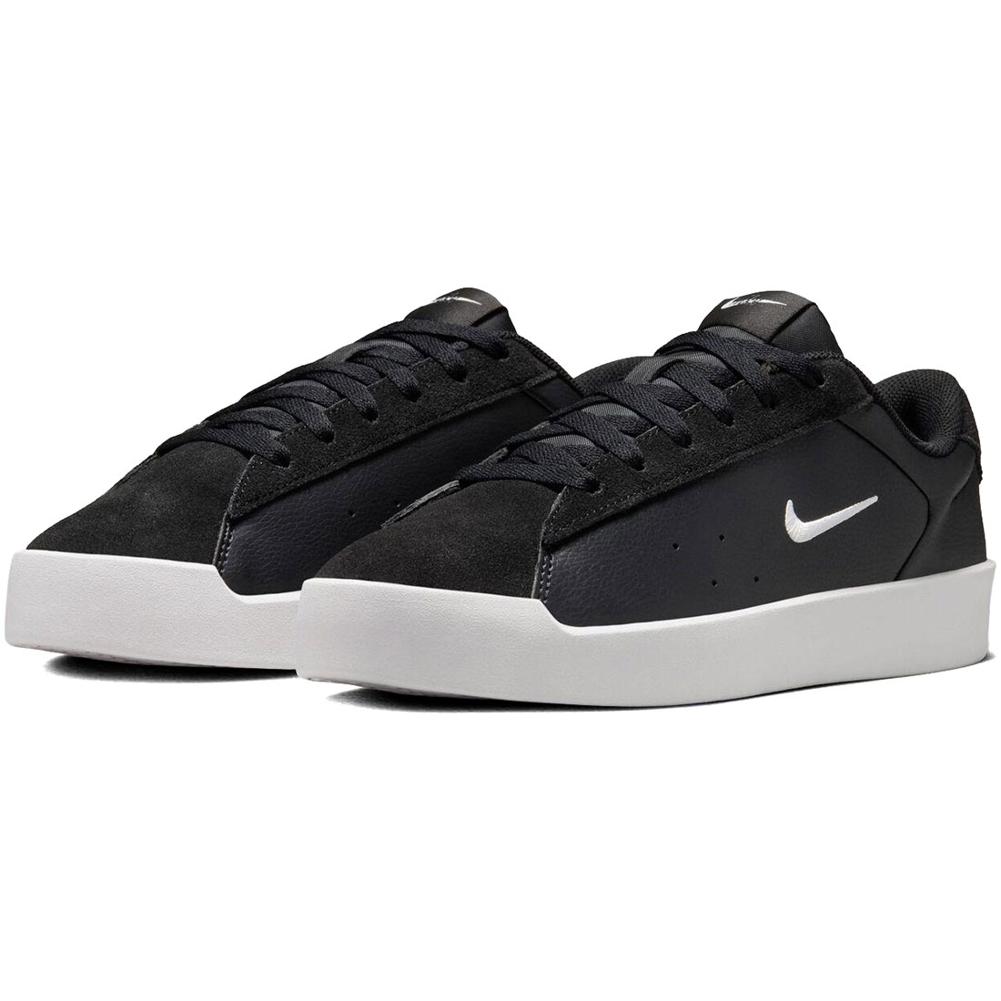 ナイキ 厚地の外套 ヘリテージ MS NIKE W COURT HERITAGE MS 黒いこと/白いこと IM7529-001