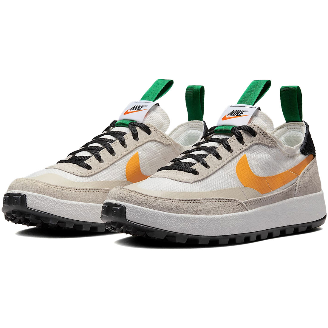 ナイキ 手工芸品 将軍 基準打数通行手形 NIKE CRAFT GENERAL PURPOSE ‘BRICOLAGE’ 首脳会談白いこと/バーチ/パイン緑であること/ゴールド DA6672-100