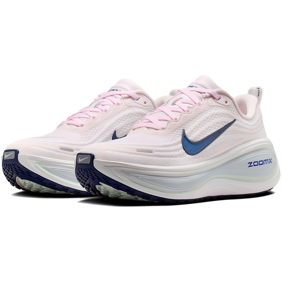 ナイキ ボメロ つけ加える NIKE W VOMERO PLUS パールサクラ色/白いこと/ベアリーグリーン/ミッドナイトネイビー HV8154-606