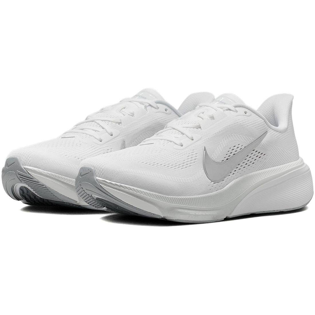 ナイキ ペガサス 42 NIKE W PEGASUS 42 ホワイト/ウルフグレー/クールグレー/メタリックシルバー IB1881-102｜シューズナッツ