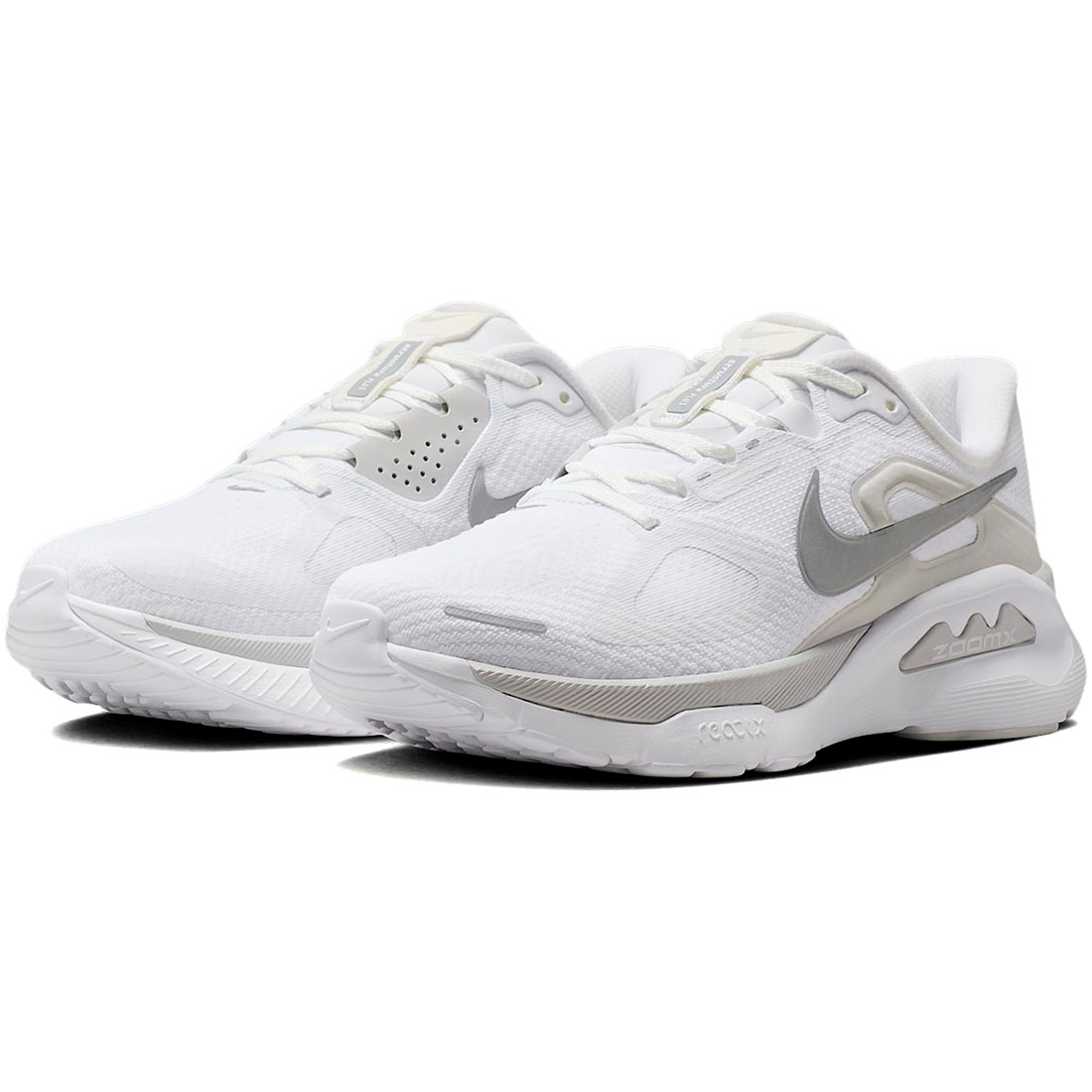 ナイキ 組みたて つけ加える NIKE W STRUCTURE PLUS 白いこと/フォトンダスト/メタリックシルバー HQ3049-100