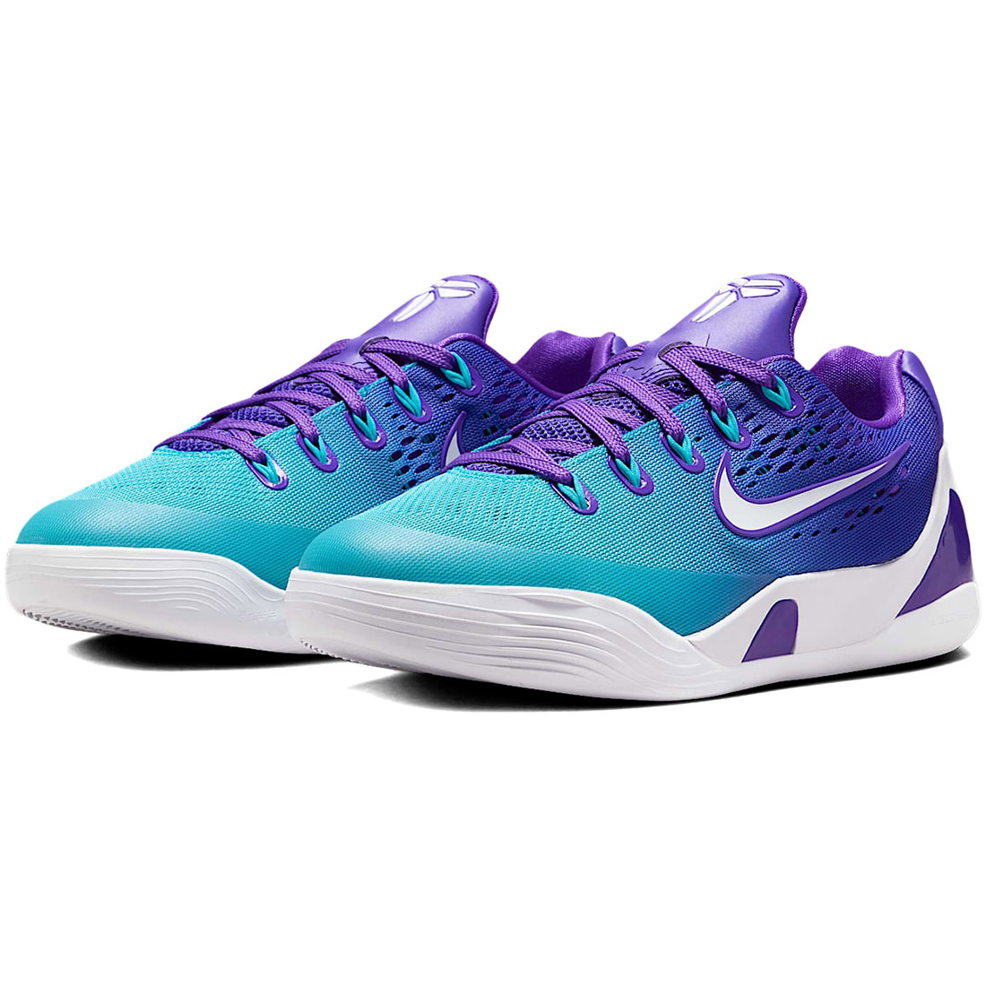 ナイキ コービー 9 置き目 EM NIKE J KOBE 9 LOW EM フィアースパープル/白いこと/ブルーラグーン IM6641-500