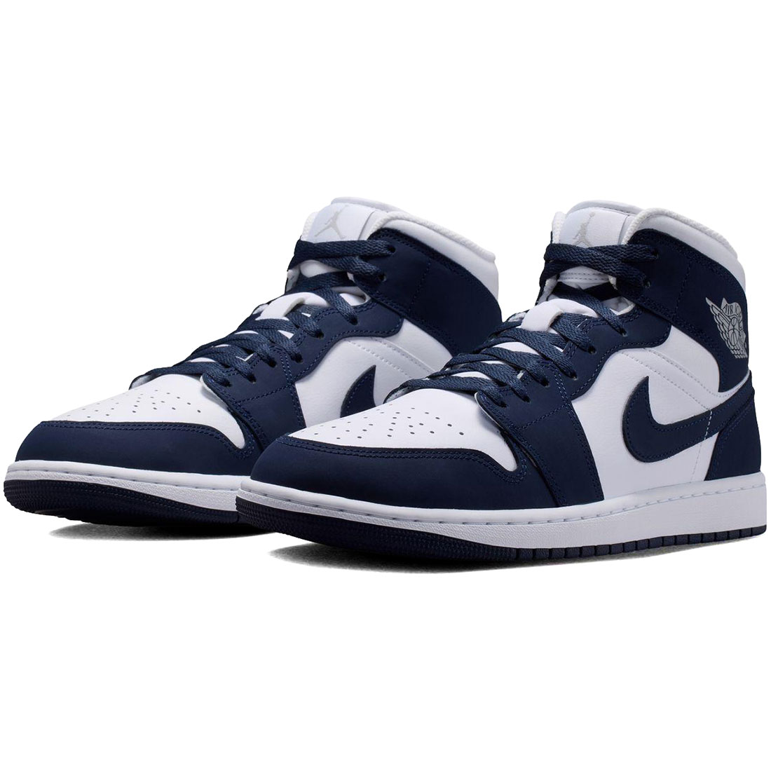 ナイキ ジョーダン 1 ミッド NIKE JORDAN 1 MID オブシディアン/ホワイト IV6046-400｜シューズナッツ