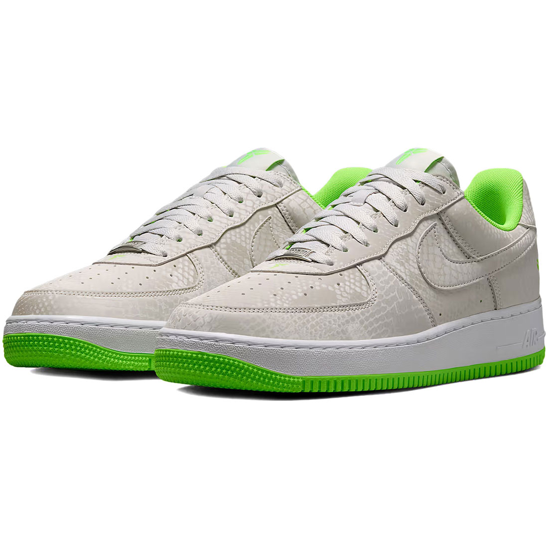 ナイキ コービー エア フォース 1 ロー NIKE KOBE AIR FORCE 1 LOW バストグレー/ホワイト/エレクトリックグリーン IB0018-006|シューズナッツ