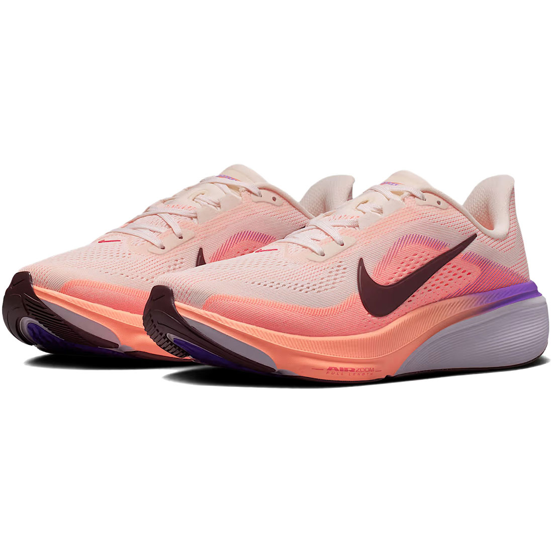 ナイキ ペガサス 42 NIKE W PEGASUS 42 チョーク/オレンジパルス/ブライトバイオレット/タトゥー IB1881-113｜シューズナッツ