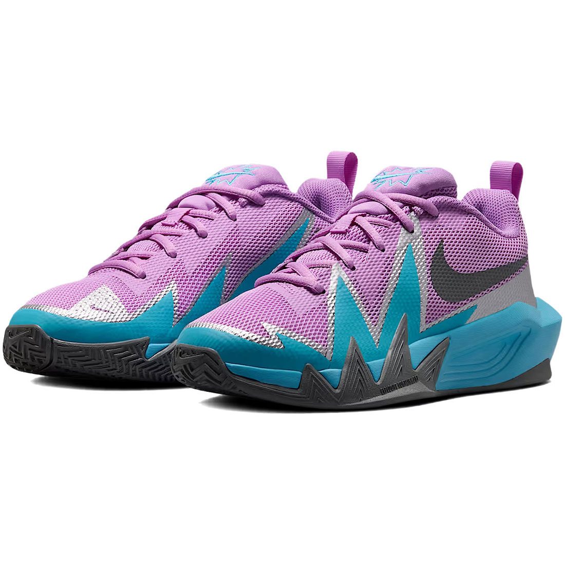 ナイキ S.T.ダイナマイト NIKE J S.T. DYNAMITE フューシャグロー/バルチックブルー/メタリックシルバー/スモークグレー IH2308-500｜シューズナッツ