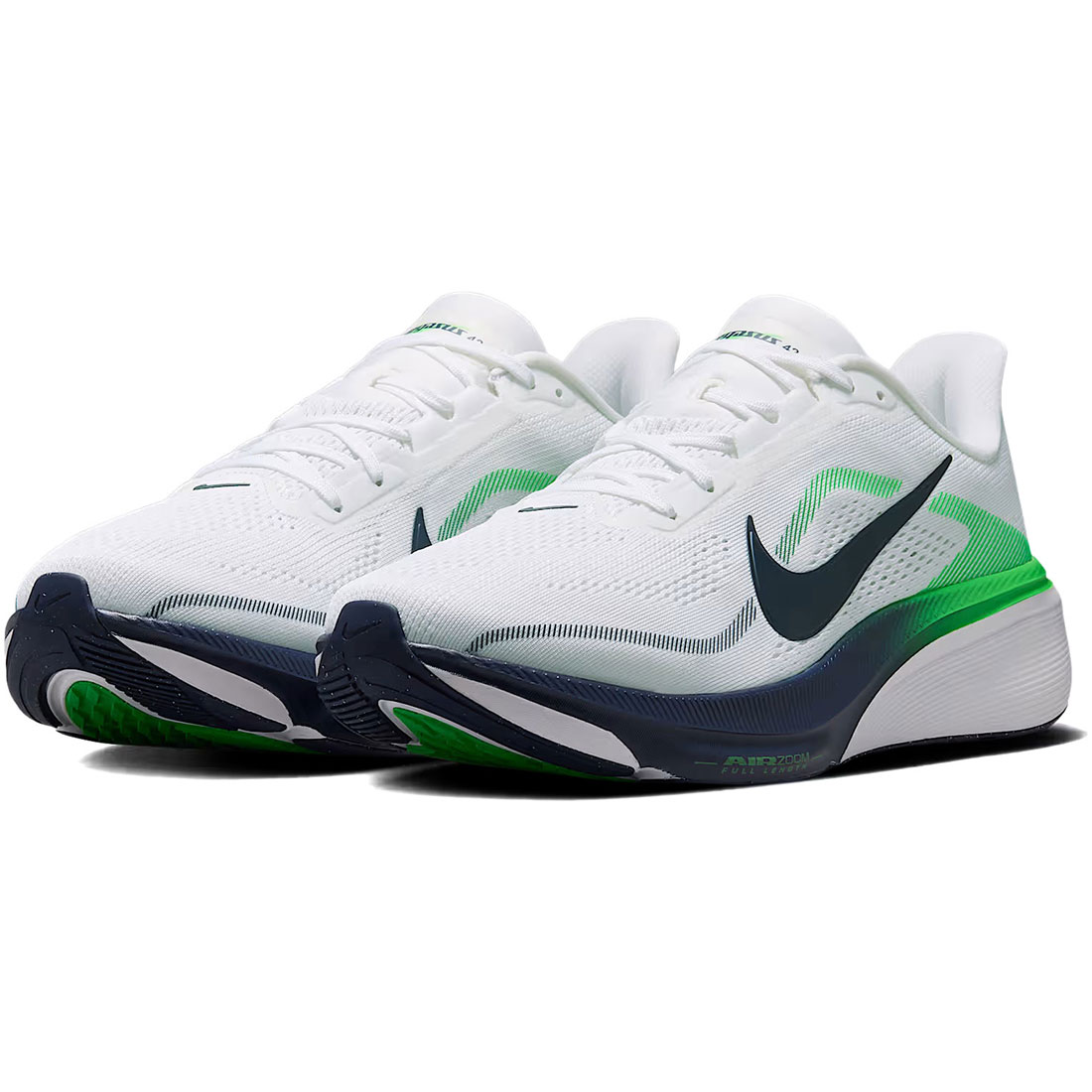 ナイキ ペガサス 42 NIKE PEGASUS 42 ホワイト/グリーンスパーク/ミッドナイトネイビー IB1873-107|シューズナッツ