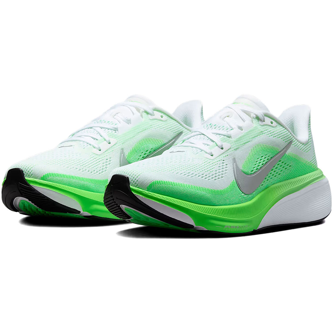 ナイキ ペガサス 42 NIKE W PEGASUS 42 ホワイト/グリーンストライク/イリュージョングリーン/メタリックシルバー IB1881-101|シューズナッツ