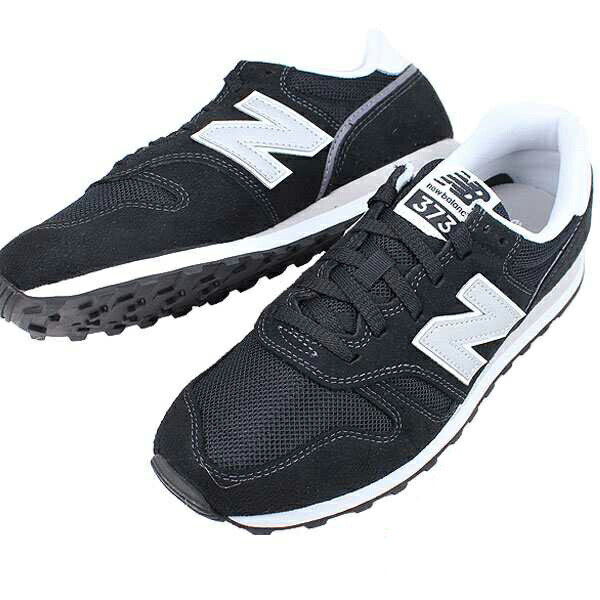 ニューバランス スニーカー メンズ ブラック ワイズD 運動靴 ランニング シューズ カジュアル NEW BALANCE ML373KB2 ローカット 【メンズ】
