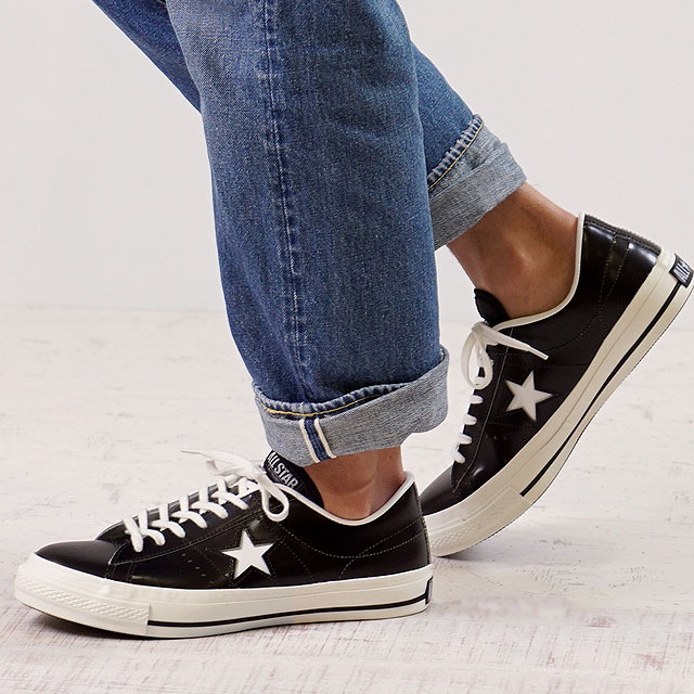 CONVERSE コンバース ONE STAR J ワンスター J ブラック/ホワイト靴 [32346511] 正規取扱店｜Shoetime アウトフィットストア