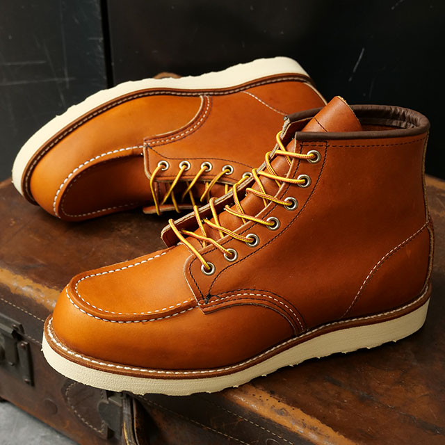 返品交換送料無料 レッドウィング クラシック ワークブーツ 6インチ モックトゥ アイリッシュセッター REDWING ブーツ 875 CLASSIC WORK BOOTS ORO LEGACY 靴 正規取扱店｜Shoetime アウトフィットストア