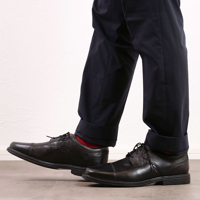 ROCKPORT ロックポート レザーシューズ テイラー ウォータープルーフ キャップ トゥ [CI0822W] Taylor WP Cap Toe メンズ 革靴 ワイドワイズ ビジネス 防水 Black 黒 ブラック系 正規取扱店｜Shoetime アウトフィットストア