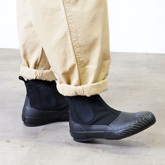MOONSTAR FINE VULCANIZED ムーンスター ファインバルカナイズド オールウェザー サイドゴア ALW SIDEGOA メンズ・レディース 日本製 スニーカー 靴 BLACK [54321186 FW18] 正規取扱店｜Shoetime アウトフィットストア 12,496円