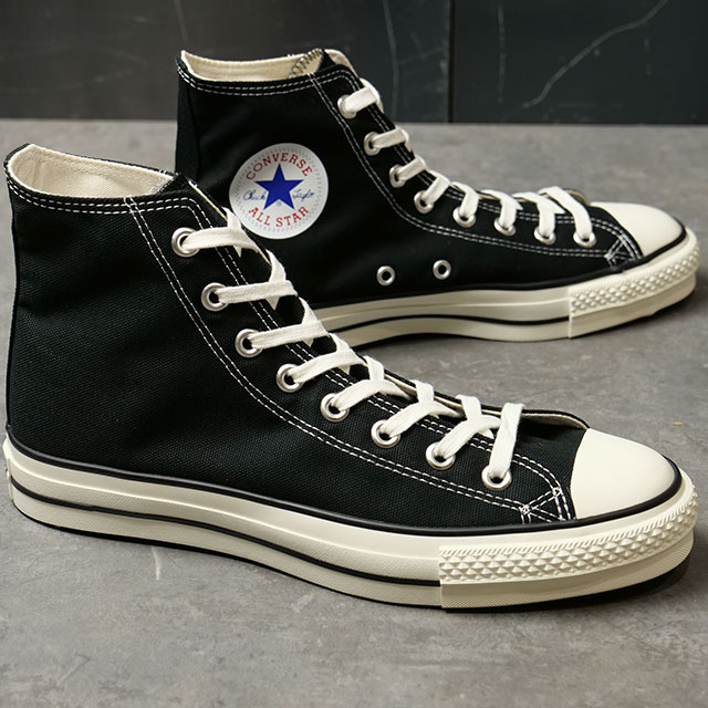 【国産モデル】 コンバース キャンバス オールスター J ハイカット CONVERSE CANVAS ALL STAR J HI ブラック 靴 [32067961] 正規取扱店｜Shoetime アウトフィットストア