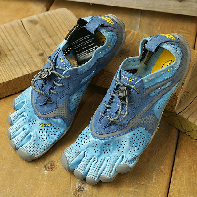 Vibram FiveFingers ビブラムファイブフィンガーズ 5本指シューズ ランニング ウォーキング用 V-RUN W [20W7003] レディース スニーカー BLUE/BLUE ブルー系 正規取扱店｜Shoetime アウトフィットストア