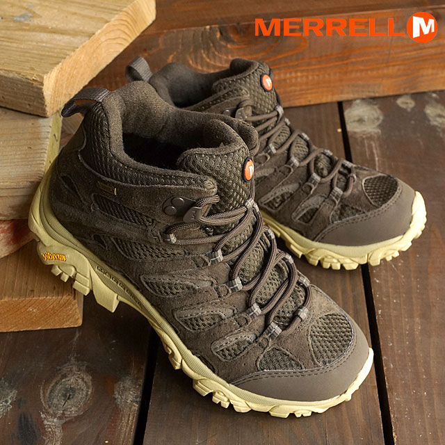 【即納】【日本別注】MERRELL メレル レディース トレッキングシューズ MOAB MID GORE-TEX WMN モアブ ミッド ゴアテックス OLIVE DRAB J575534 FW15 shoetime