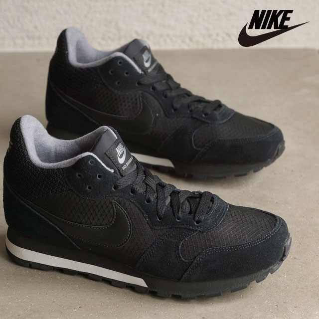 Best Selling Nike Black Women Sneakers Md Runner 2 Mid Top Best Selling Nike Black Women Sneakers Md Runner 2 Mid Top