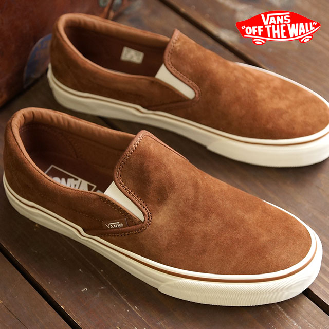 suede slip on vans womens