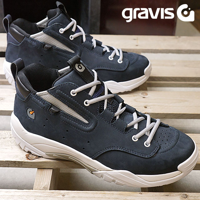 楽天市場 サイズ交換片道送料無料 Gravis グラビス スニーカー メンズ Rival ライバル Navy White 010 Fw17 Shoetime