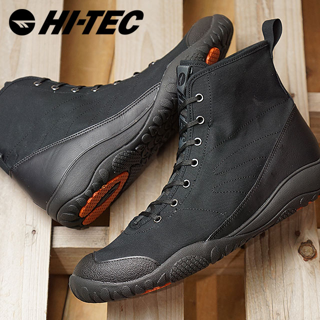 楽天市場 Hi Tec ハイテック スニーカー 靴 メンズ レディース Ht Adu11 Amacro Hi アマクロ ハイ Black S E Shoetime