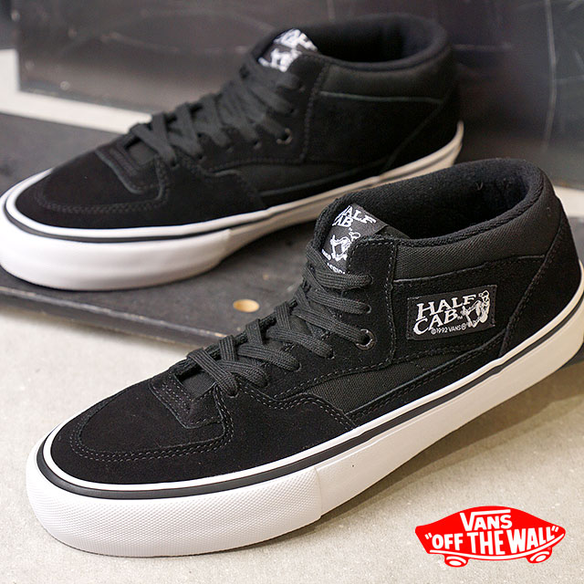 vans half cab black and white