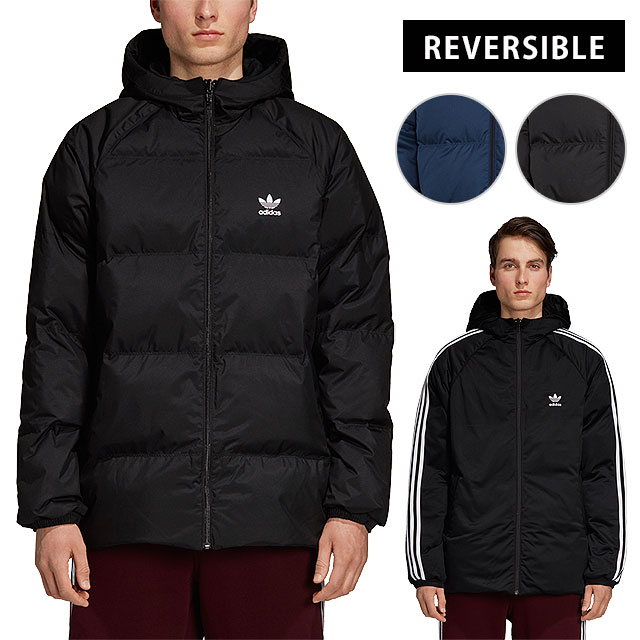 adidas reversible hooded jacket