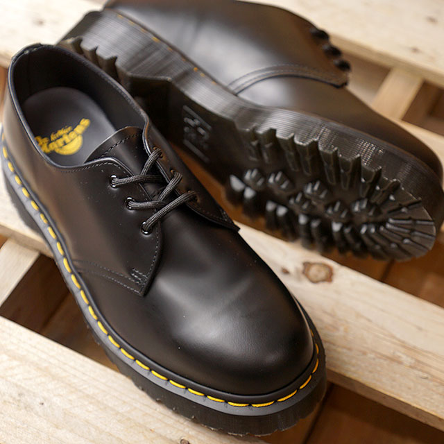 楽天市場 サイズ交換片道送料無料 ドクターマーチン Dr Martens 3ホールシューズ ベックス スムース 1461 Bex Smooth メンズ レディース 厚底 靴 Black Ss19 Shoetime