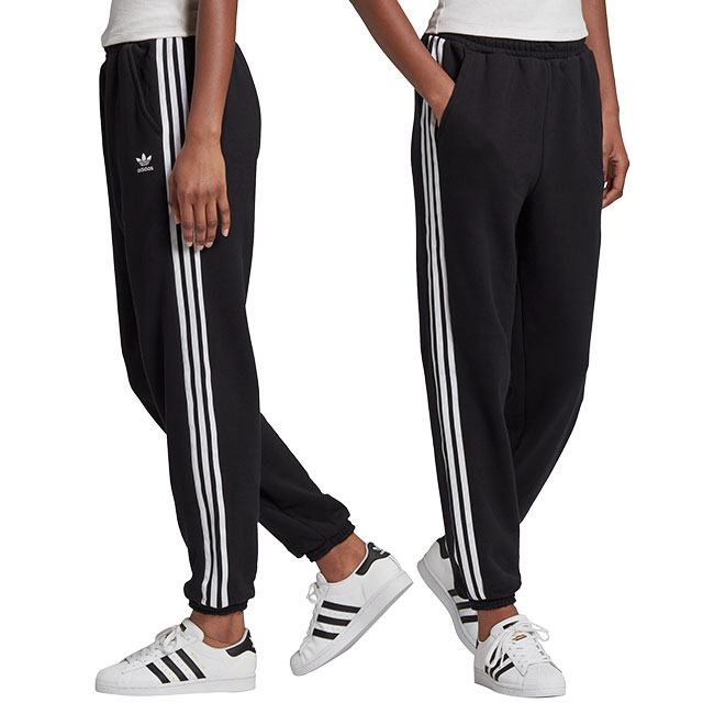 楽天市場 アディダス オリジナルス Adidas Originals レディース スウェットパンツ ジョガーパンツ Jogger Pants Iya39 Gd2260 Fw ボトムス ジャージ ラインパンツ ブラック ブラック系 E S Shoetime