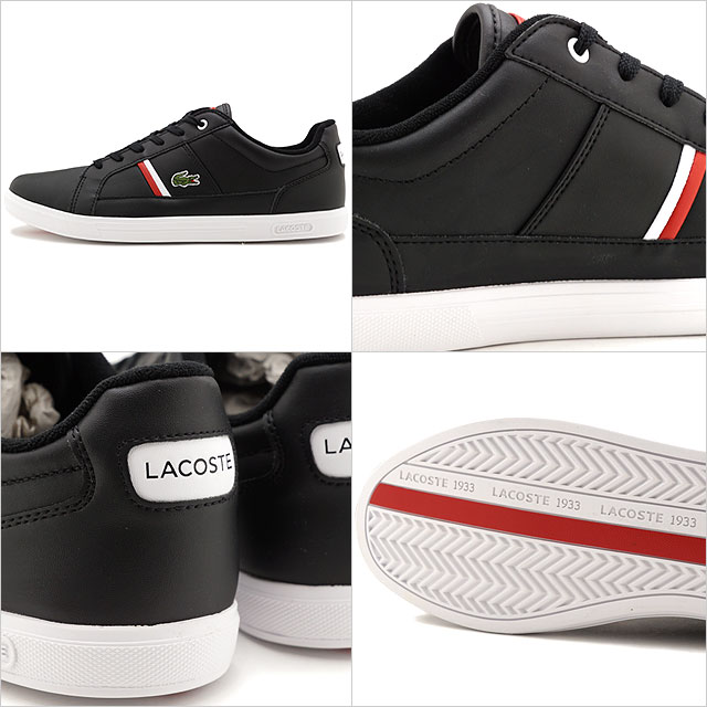 お歳暮 ラコステ Lacoste スニーカー ヨーロッパ M Europa 01 1 Sm 312 Fw メンズ ローカットシューズ 靴 Blk Wht ブラック系 初回限定 Spamil Com