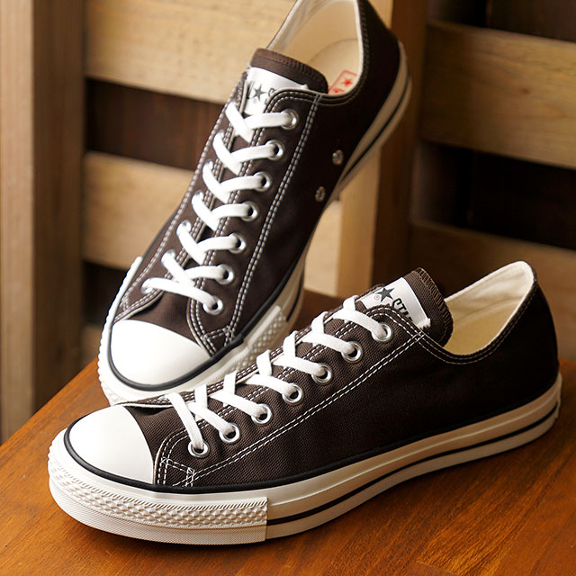 限定製作 限定 コンバース Converse スニーカー キャンバス オールスター J Ox Canvas All Star J Ox Fw メンズ レディース 日本製 ローカットシューズ 靴 Dark Brown ブラウン系 Shoetime 人気ブランドを Nespresso Createmedia Group Com