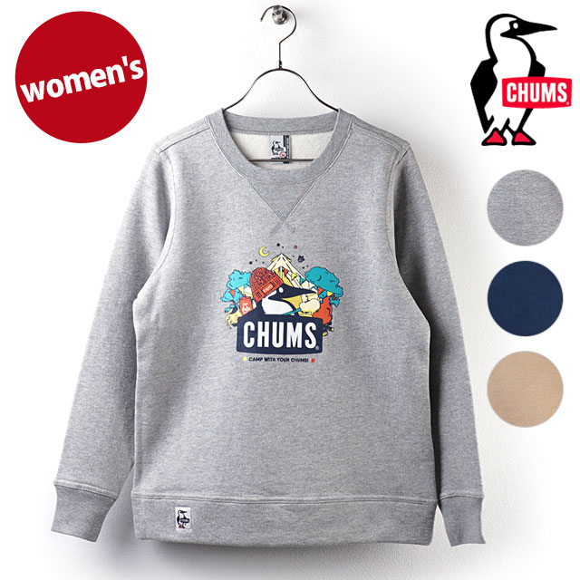 海外輸入 Chums チャムス Climb Booby Crew Top Indigo Women S クライムブービークルートップインディゴ スウェット レディース 18年秋冬モデル Ch10 1157 最新コレックション Ihmc21 Com