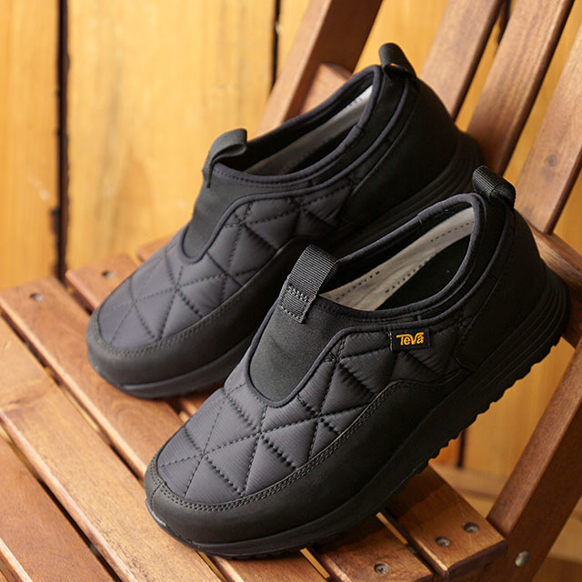 楽天市場 テバ Teva スニーカー エンバー コミュート スリッポン ウォータープルーフ W Ember Commute Slip On Wp Fw レディース 防水 モック スリッポン 靴 Blk ブラック系 Ts E Shoetime