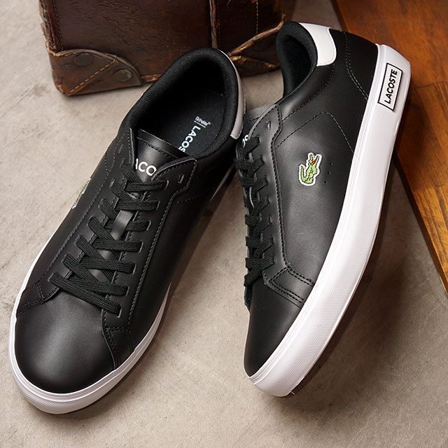 人気の新作 ラコステ Lacoste スニーカー パワーコート M Power Court 05 1 Sm 312 Fw メンズ ローカットシューズ 靴 Blk Wht ブラック系 Shoetime 開梱 設置 無料 Bronze Qa