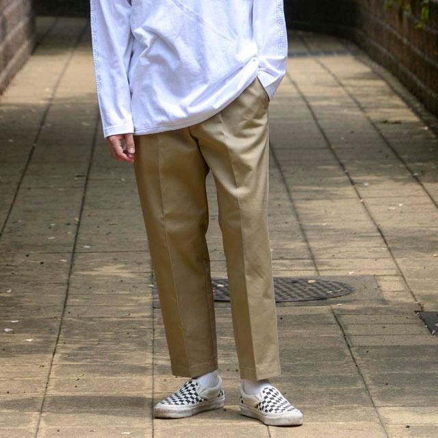 楽天市場 コラボ サイラス ディッキーズ Silas Dickies テーパードパンツ Tapered Pants Fw メンズ ボトムス 9分丈 ワークパンツ Beige ベージュ系 S E Shoetime