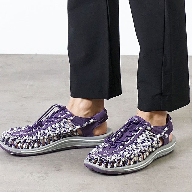 人気ショップが最安値挑戦 楽天市場 Keen キーン サンダル ユニーク フラット M Uneek Flat Ss メンズ アウトドア スニーカー 靴 Edomurasaki パープル系 Ts Shoetime 激安ブランド Lexusoman Com