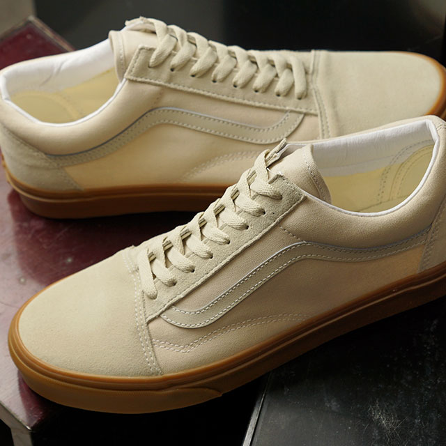 楽天市場 バンズ Vans スニーカー オールドスクール Old Skool Vn0a4u3b2nx Ho メンズ レディース Gum ガムソール Oatmeal ベージュ系 Shoetime