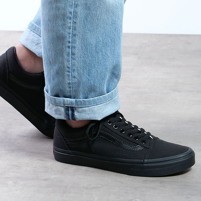 VANS オールドスクール　オールレザー　ブラック　スニーカー　28cm VANS 【オールレザー】 バンズ OLD SKOOL LEATHER オールド