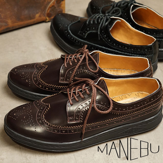 楽天市場】【最大100%ポイントバック!】マネブ MANEBU ウィングチップ