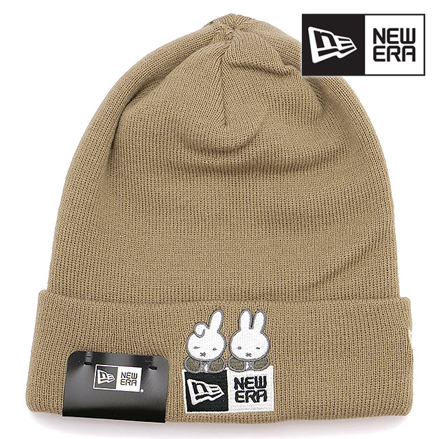 定番の冬ギフト ニューエラ NEWERA ベーシック カフ ニットミッフィー 13327957 FW22 BASIC CUFF KNIT MIFFY  メンズ レディース 帽子 ビーニー ニット帽 カーキ系 www.ambienteymedio.tv