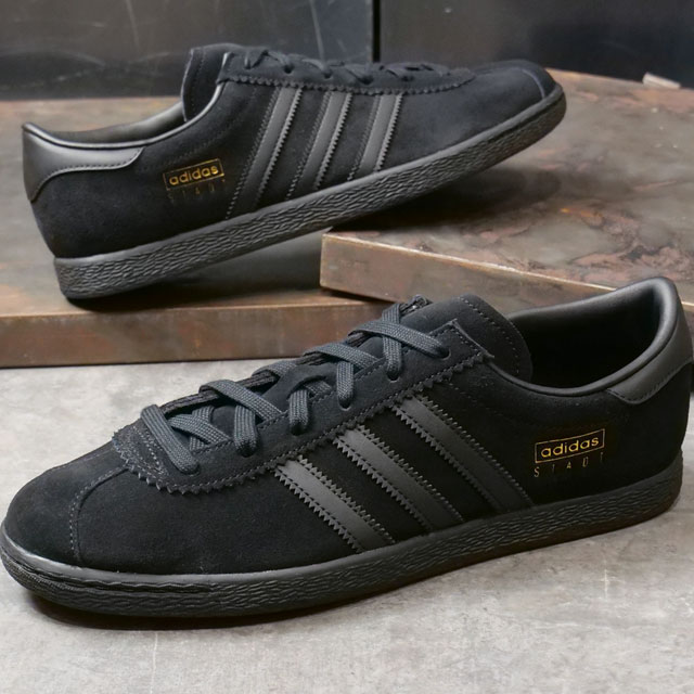 アディダスオリジナルス adidas Originals スニーカー シュタット [NJH41/JI1881 FW24] STADT メンズ 靴 シューズ コアブラック/コアブラック/カーボン 正規取扱店