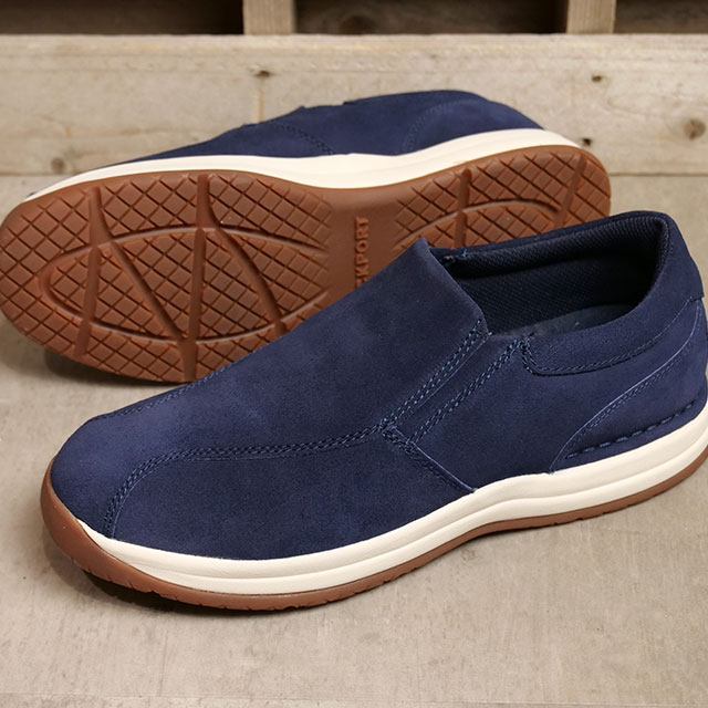 【30%OFF/SALE】ROCKPORT ロックポート メンズ タコニック スリップオン [ML0032] Taconic Slip on 靴 カジュアルシューズ スニーカー NAVY-Suede 正規取扱店【ts】【e】｜Shoetime アウトフィットストア