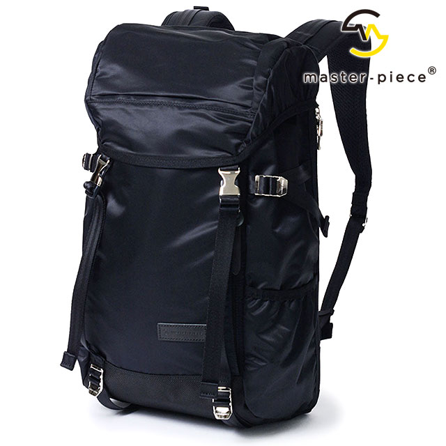マスターピース master-piece フラップバックパック [02110-v2 FW24] 16L Lightning FLAP BACKPACK メンズ・レディース 鞄 日本製 リュック デイパック BLACK 28,600円