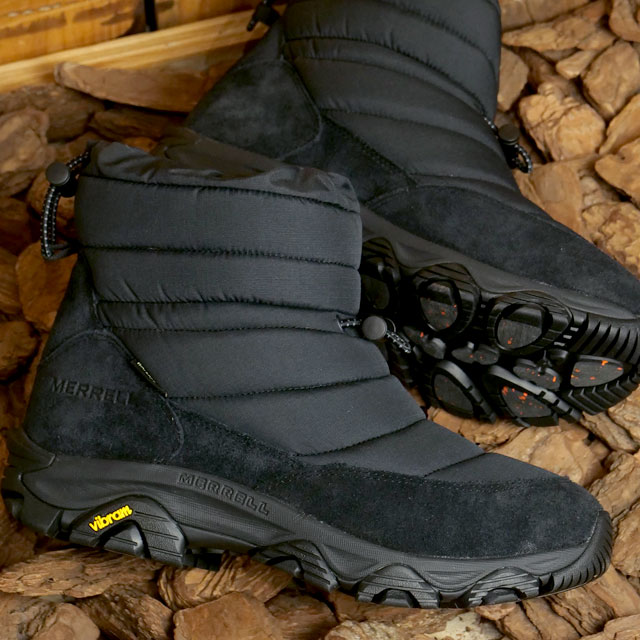 MERRELL メレル ブーツ コールドパック3 ゼロ サーモ トール ウォータープルーフ [J5006763 FW24] U COLDPACK 3 ZERO THERMO TALL WP メンズ・レディース 靴 スノーブーツ 防水防滑 BLACK 正規取扱店｜Shoetime アウトフィットストア
