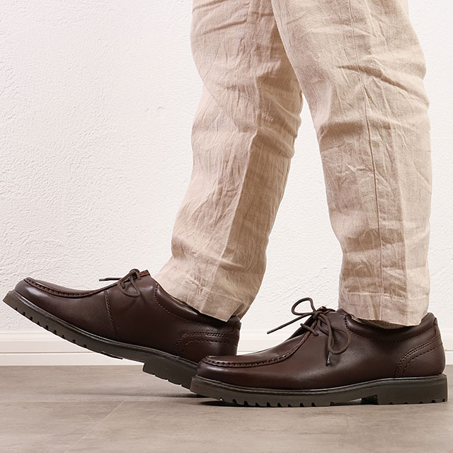 【40%OFF/SALE】ロックポート ROCKPORT レザーシューズ マキシマム [RMF-B25S29W SS25] MAXIM メンズ 革靴 ワイドワイズ チロリアンシューズ モカシン DARK-BROWN 正規取扱店【ts】【e】