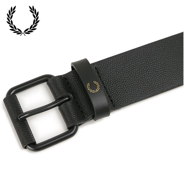 【極上美品】FRED PERRY フレッドペリー レザーベルト ブラック 楽天市場】フレッドペリー FRED PERRY ボックスレザーベルト