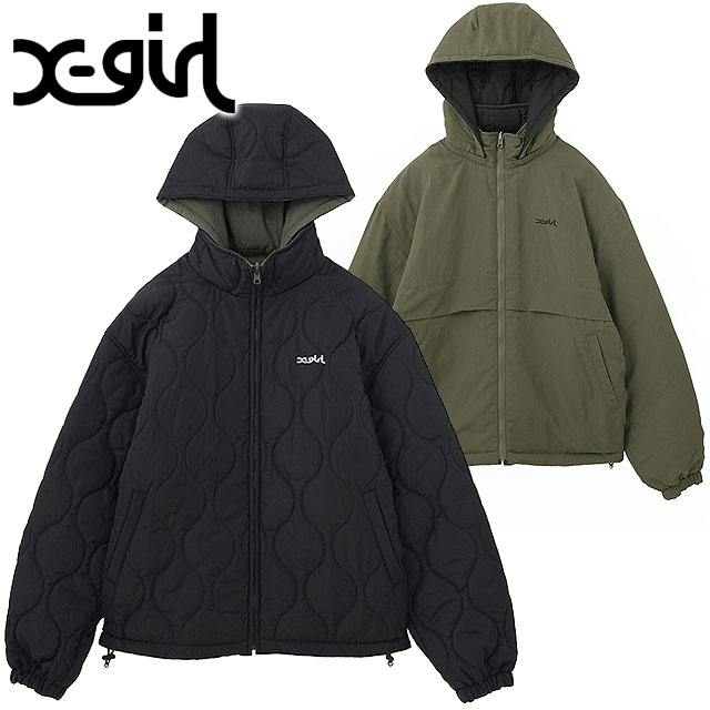 楽天市場】エックスガール X-girl レディース リバーシブル キルテッド