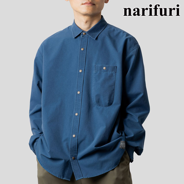 楽天市場】ナリフリ シアサッカーギンガムシャツ narifuri メンズ