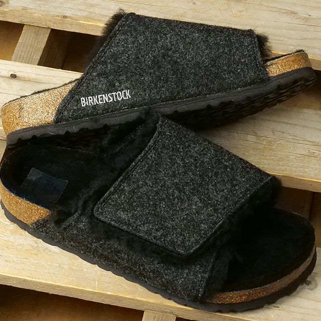 ビルケンシュトック BIRKENSTOCK サンダル ソラナ フェルト シアリング [1030823 FW25] SOLANA FELT SHEARLING レディース 靴 ドイツ製 コンフォートサンダル 健康サンダル ANTHRACITE | FELT 正規取扱店