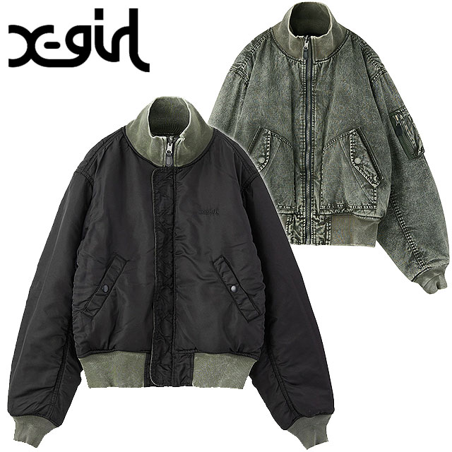 楽天市場】エックスガール X-girl レディース リバーシブル キルテッド